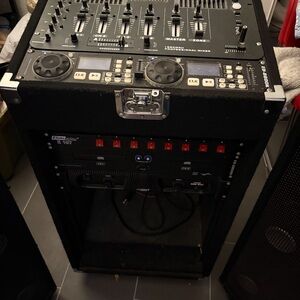Professional Audio Mixer and Amplifier System